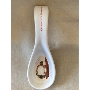 house of Lloyd Christmas is homemade spoon rest ceramic Vintage